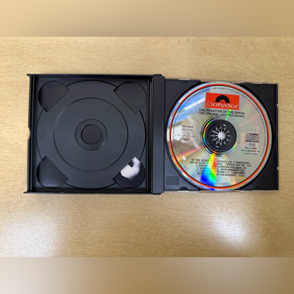 Phantom of the Opera 2 CD Set Original London Cast Recording Soundtrack - Picture 4 of 4